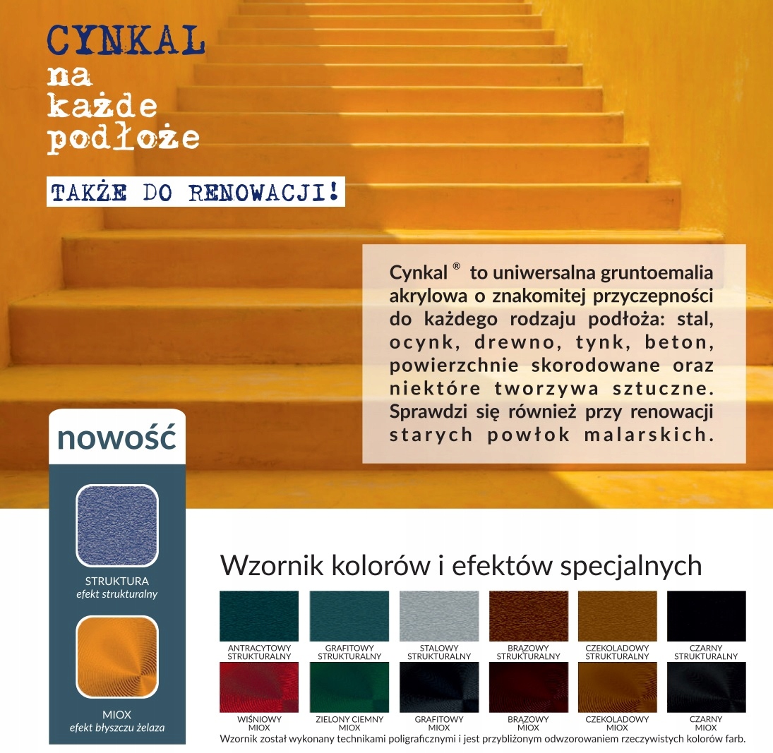 Uniwersalne zastosowanie gruntoemalii CYNKAL
