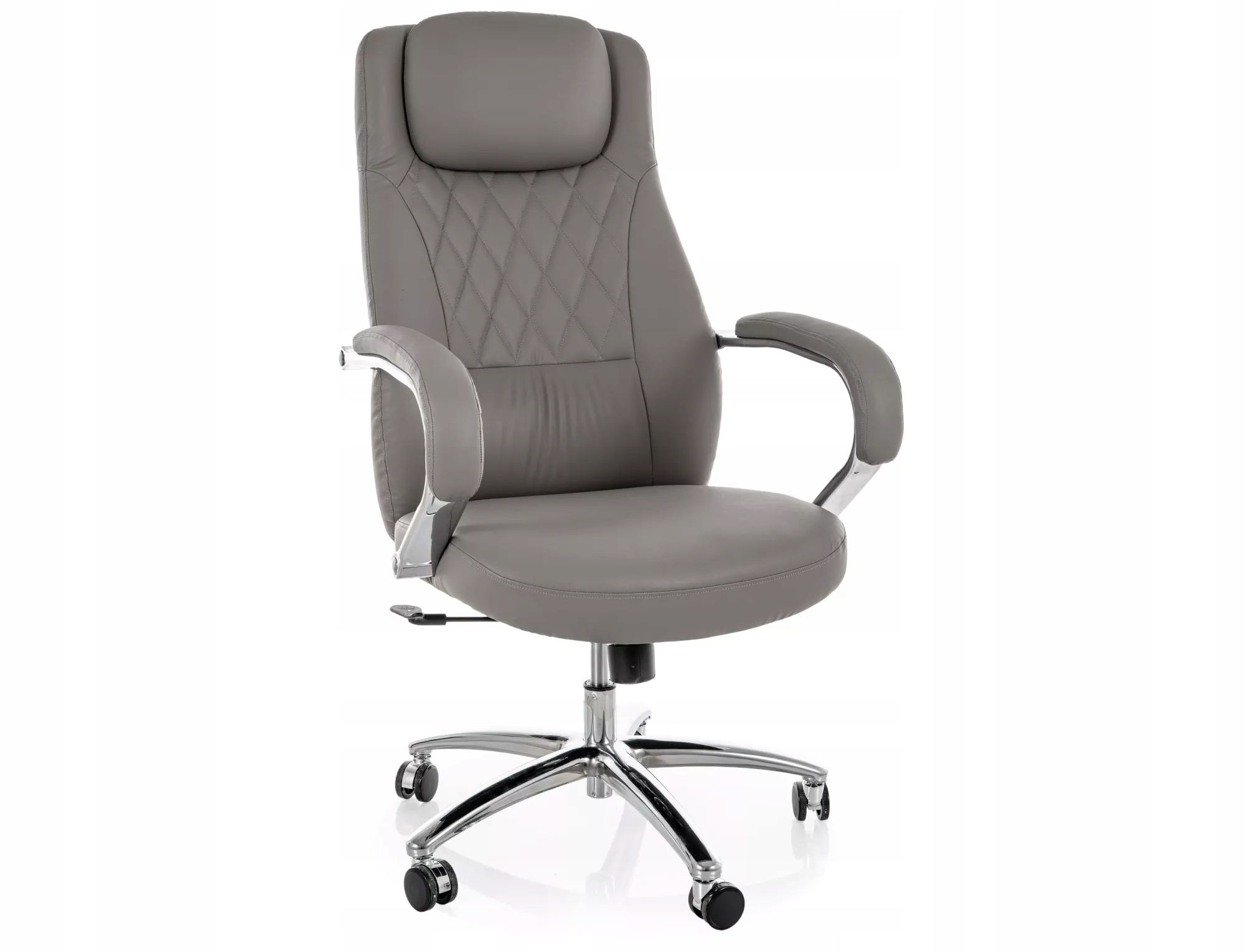 Fotel obrotowy Q-07 szary – Komfort i nowoczesny design w Twoim biurze