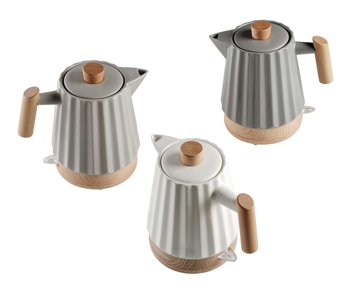 Nowoczesny design szarej ceramiki i imitacji drewna