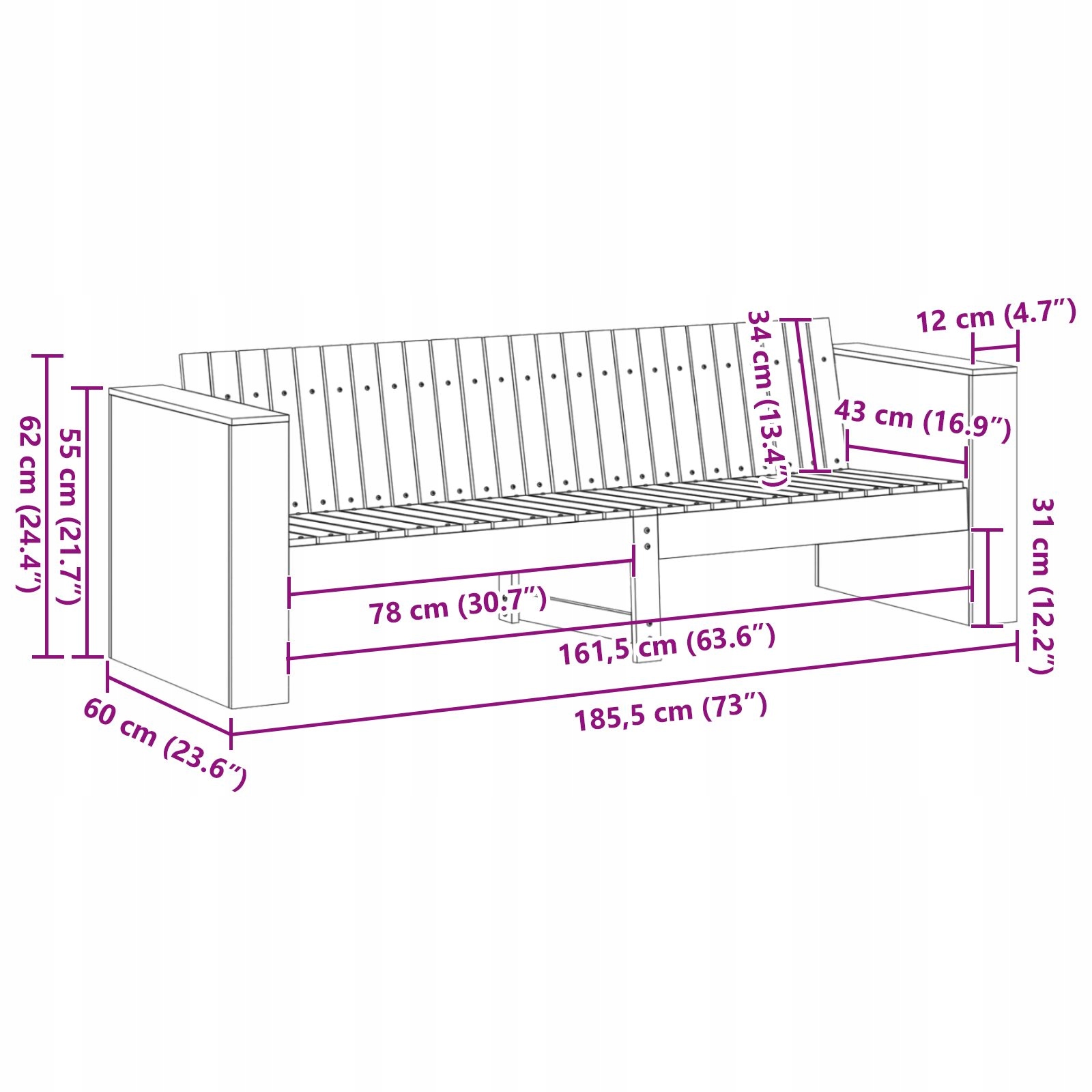 Wygodna przestrzeń dla trzech osób