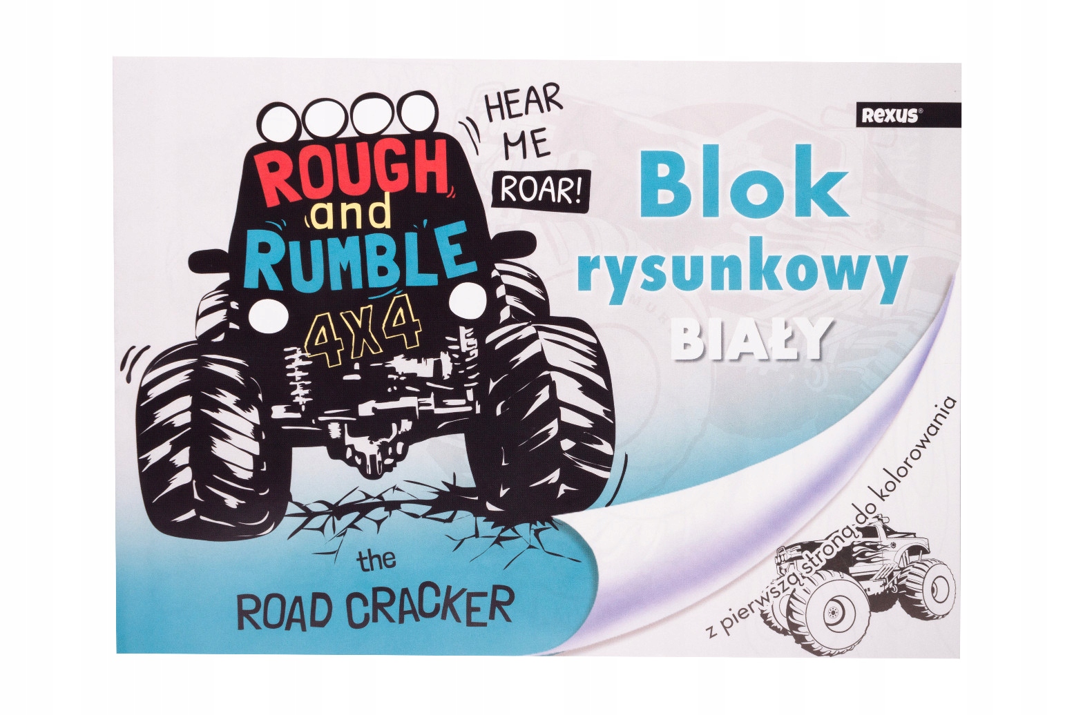 Blok rysunkowy A4/20K biały No name Chłopiec – Idealny dla małych artystów
