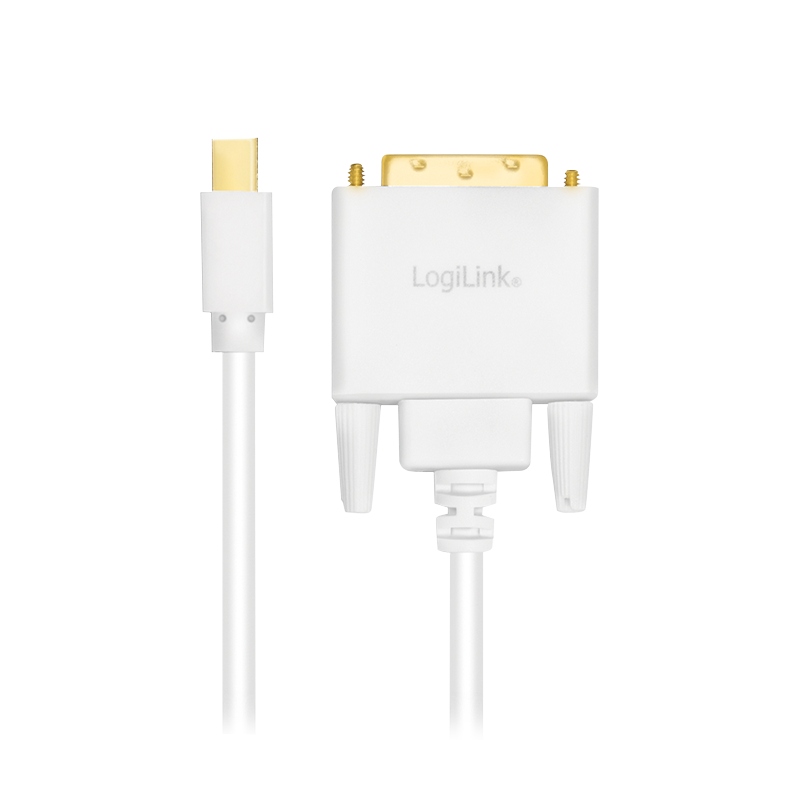 Złącza i kompatybilność – Mini DisplayPort męski do DVI-D 24pin