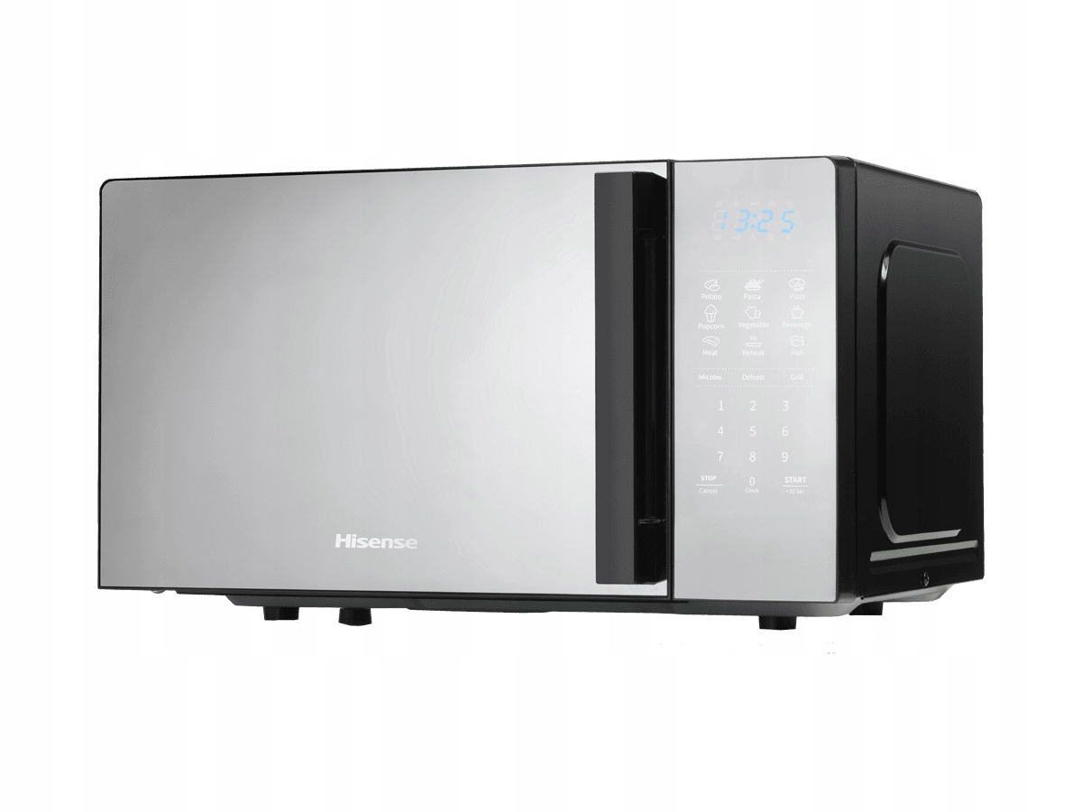 Hisense H20MOMBS4HG – Elegancka kuchenka mikrofalowa 20L
