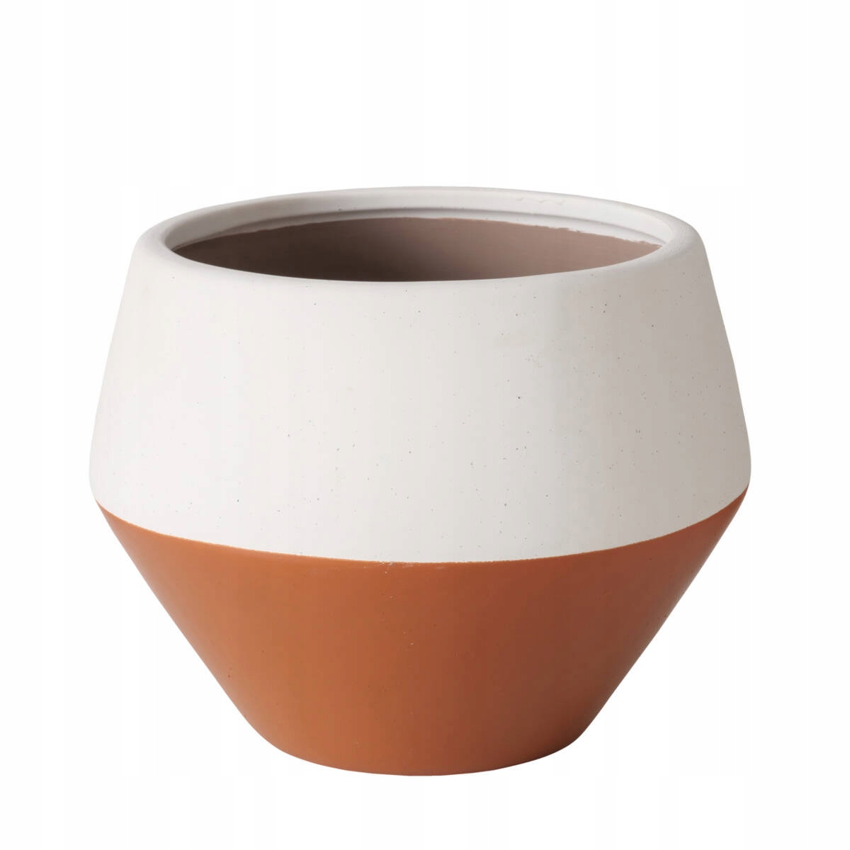 Boltze Dwukolorowa osłonka na doniczkę MARLIS, Ø 25,5 cm – Stylowy dodatek do Twojego wnętrza