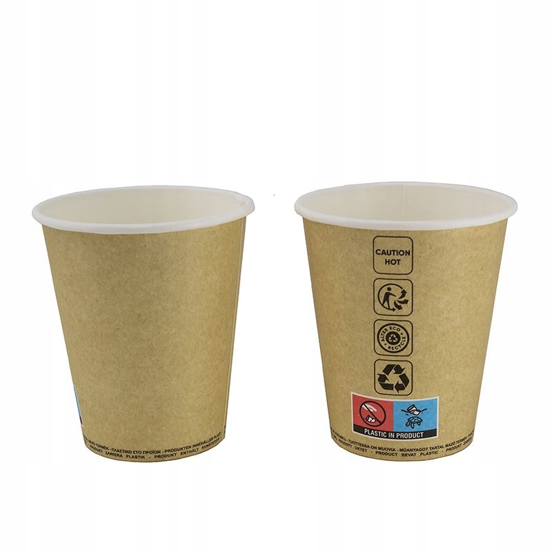 Kubek kraftowy 250 ml z nadrukiem