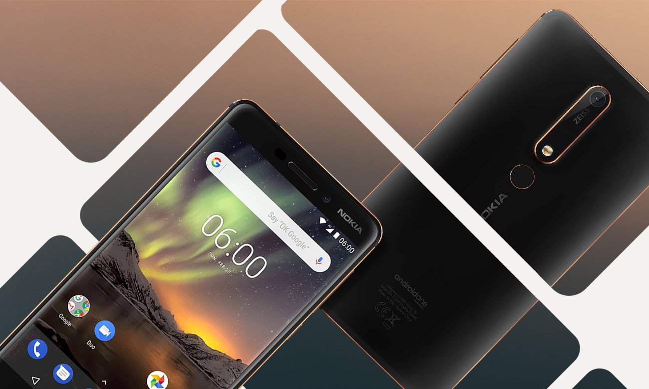 Nokia 6.1 dwa mikrofony OZO audio