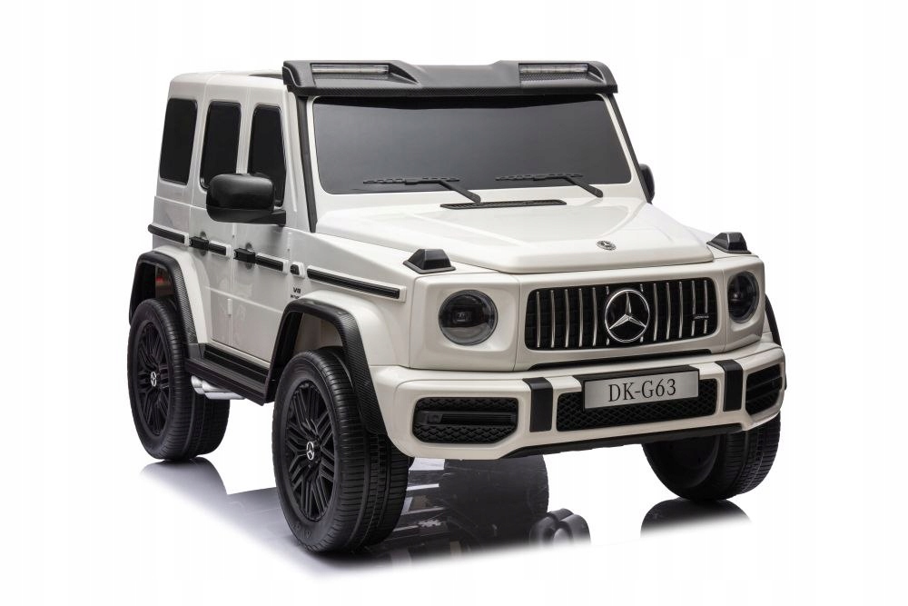 Auto Na Akumulator Mercedes G63 XXL Biały 4x4 – Idealna zabawa dla Twojego dziecka