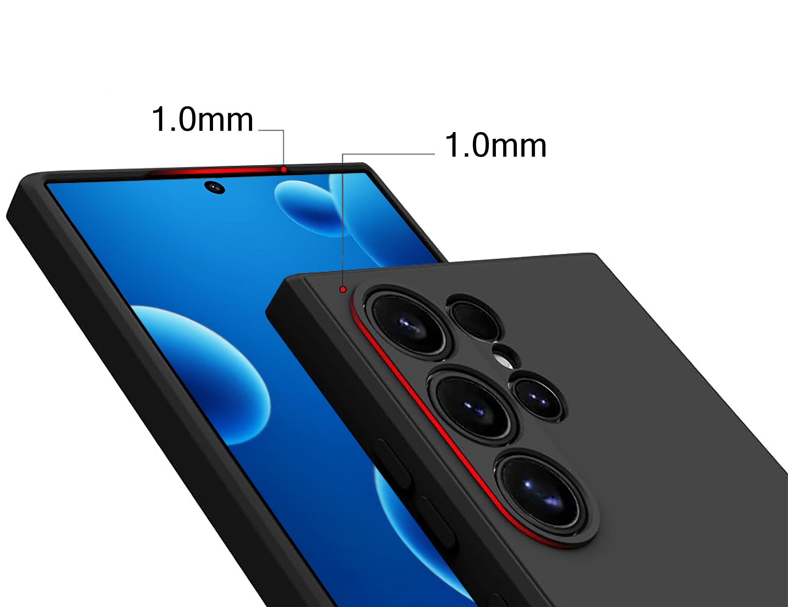 Podwyższone ranty dla lepszej ochrony – Zabezpieczenie przed zarysowaniami