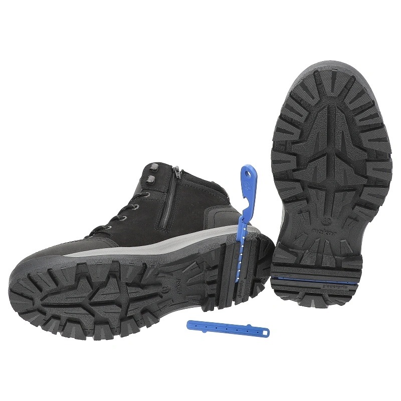 Trzewiki RIEKER - 30301-00 Black – Idealne na każdą przygodę