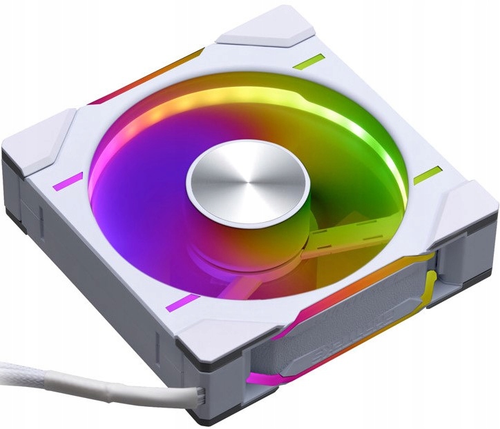 Wentylator Phanteks D30 PWM Regular Airflow D-RGB - 120mm biały – Wydajność i styl w jednym