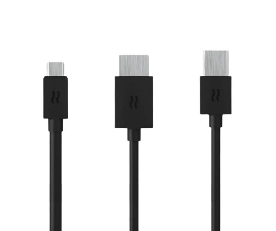 Złącza HDMI + USB oraz USB Type-C – Wszechstronność w jednym kablu