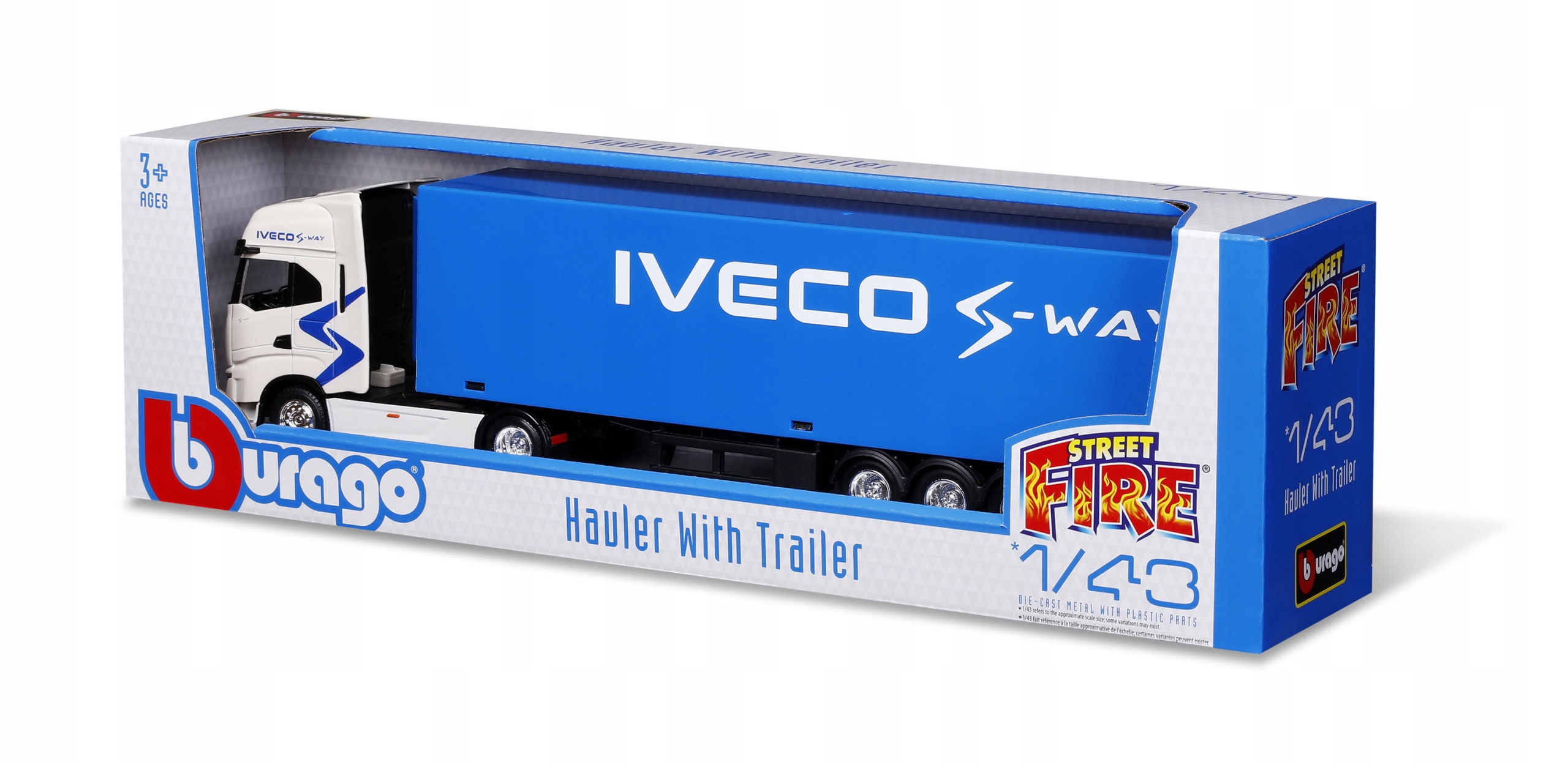 BBU 1:43 Street Fire Haulers Iveco S-Way 31469 – Model dla małych miłośników motoryzacji