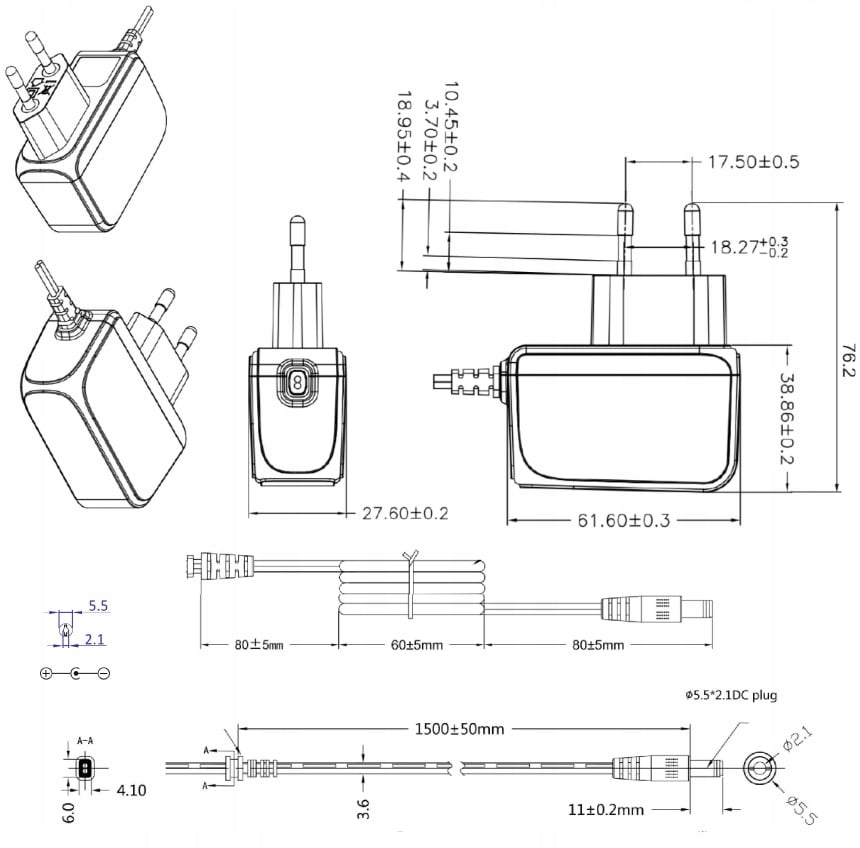 Niewielkie rozmiary i typ dogniazdkowy