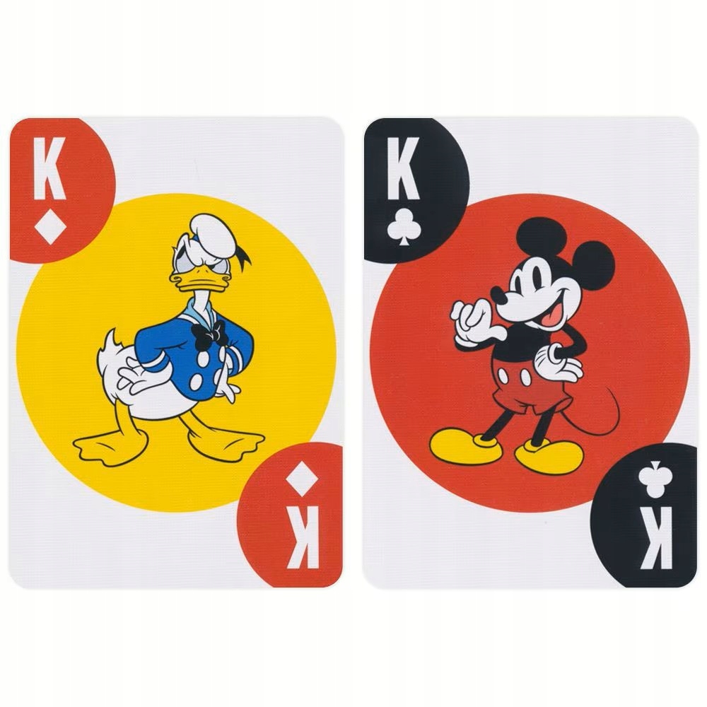 Kolorowe postacie Disneya w każdej karcie