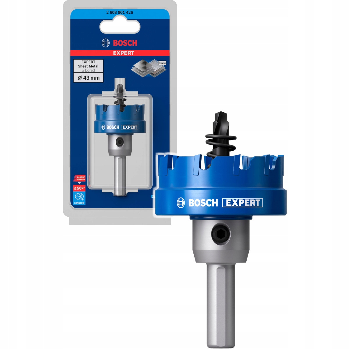 Otwornica TCT Expert 43mm – Wydajne narzędzie do cięcia metali