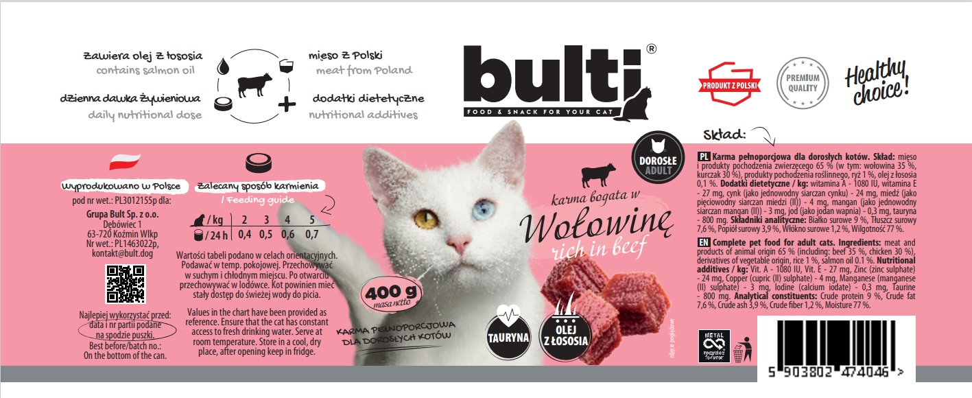 Analiza składu – Co kryje się w puszce BULTI?
