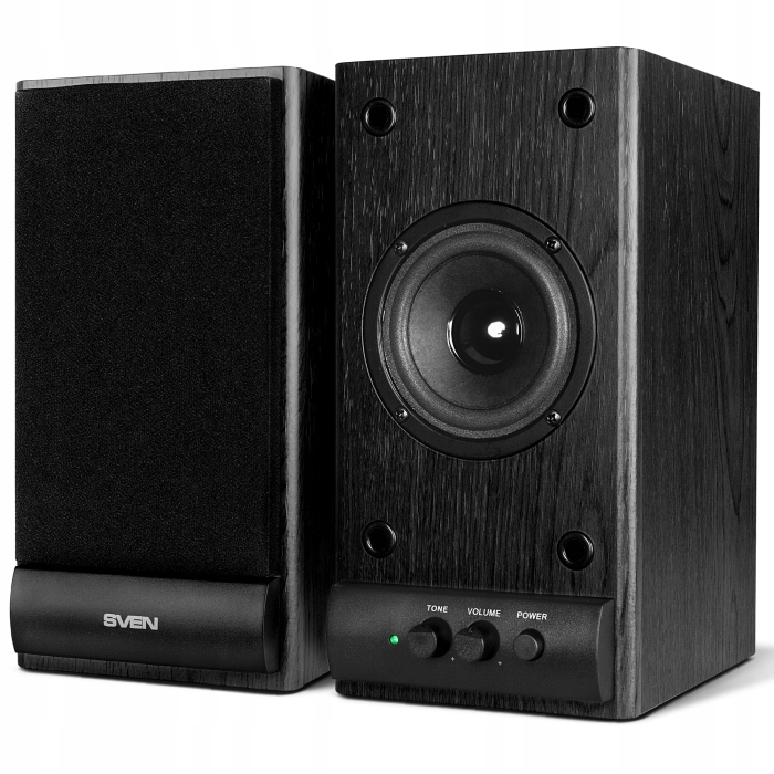 SVEN SPS-609 Zestaw głośników 2.0 10W MDF CZARNE – Doskonałe brzmienie w Twoim domu