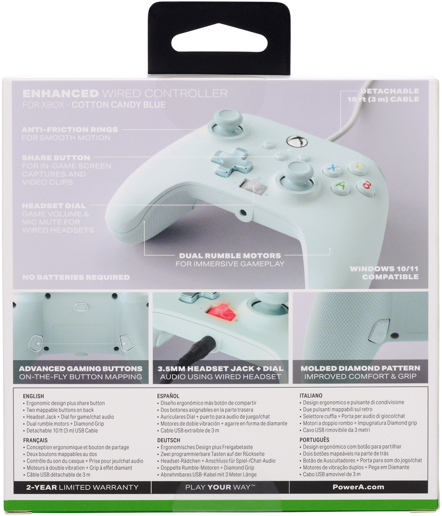 Przycisk udostępniania i pokrętło do regulacji głośności