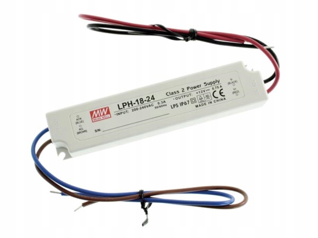 Zasilacz Mean Well LPH-18-24 – Niezawodne źródło zasilania dla technologii LED