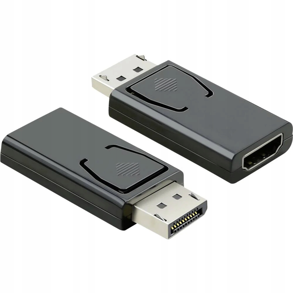 Złącza: DisplayPort męski i HDMI żeński