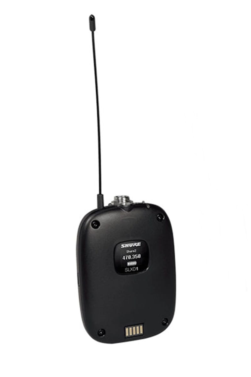 Shure SLXD1 Nadajnik bodypack – Profesjonalny dźwięk bezprzewodowy