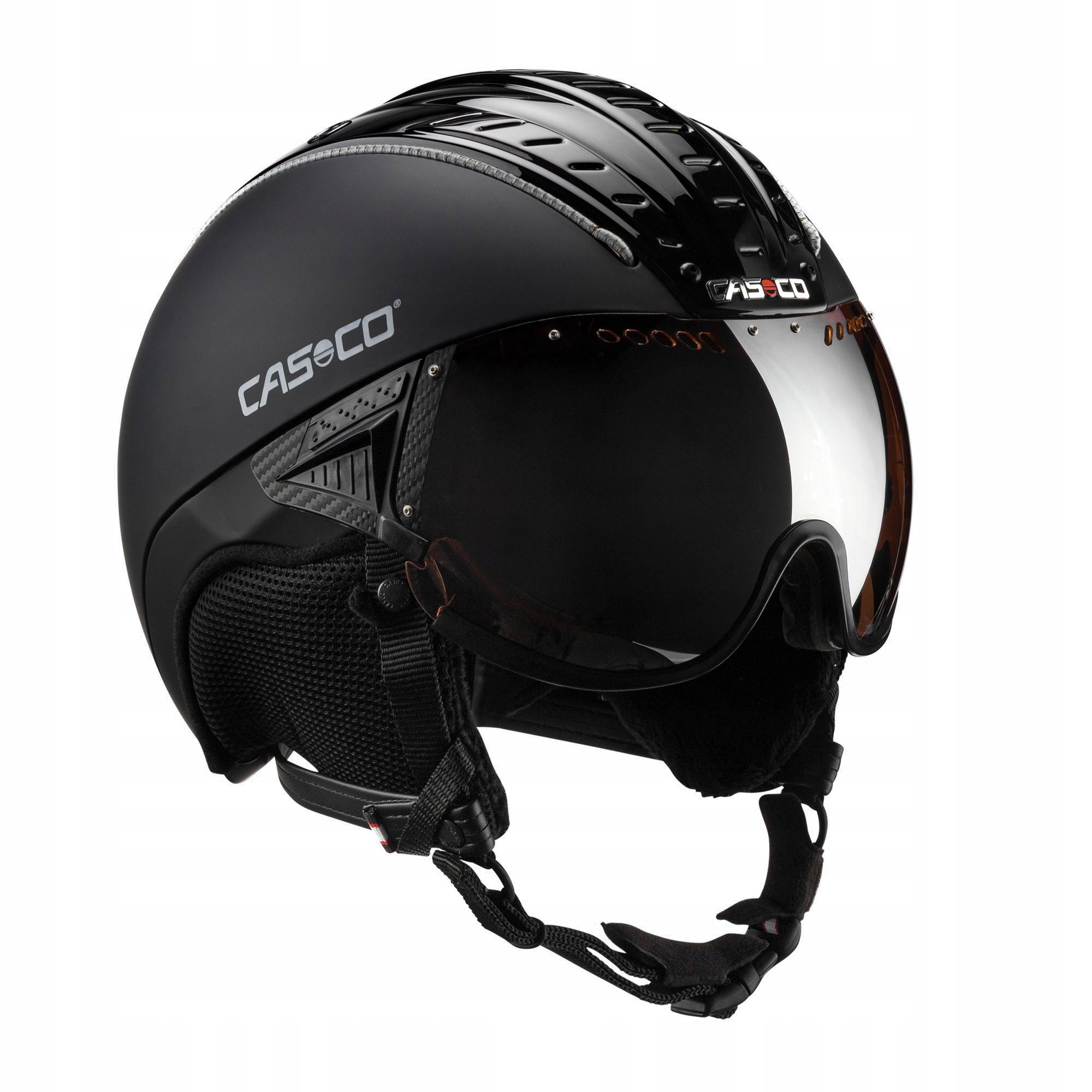 Kask CASCO SP-2 Carbonic Vis black M 55-57 – Bezpieczeństwo i komfort na stoku