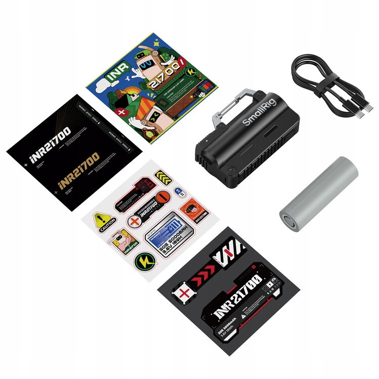 SmallRig 6090 – Etui ładujące 2w1 z akumulatorem INR21700 (5000mAh)