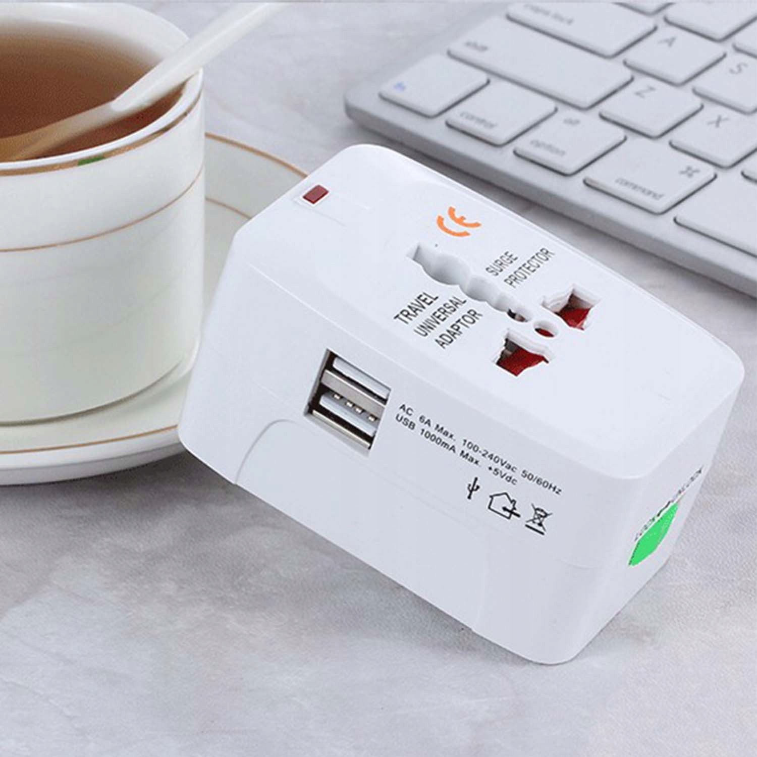 ADAPTER PODRÓŻNY Z DWOMA PORTAMI USB – Idealny towarzysz w podróży