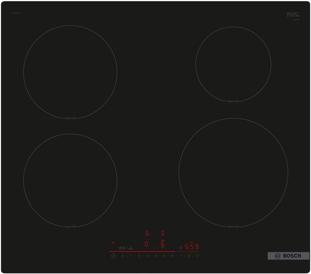 Płyta indukcyjna Bosch PIE 61RHB1E – Nowoczesne gotowanie w Twojej kuchni