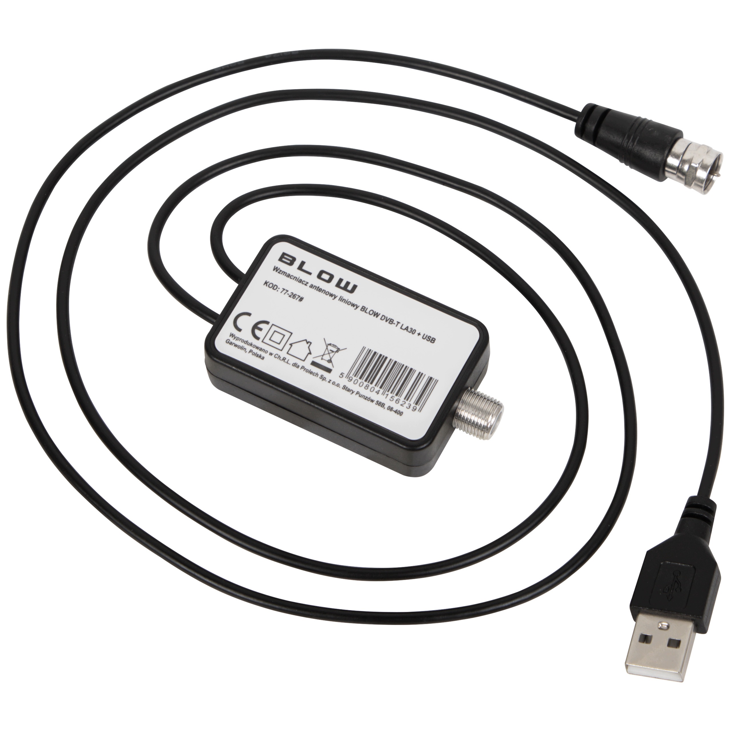 Wzmacniacz antenowy liniowy DVB-T LA30 + USB – Idealne rozwiązanie dla telewizji naziemnej