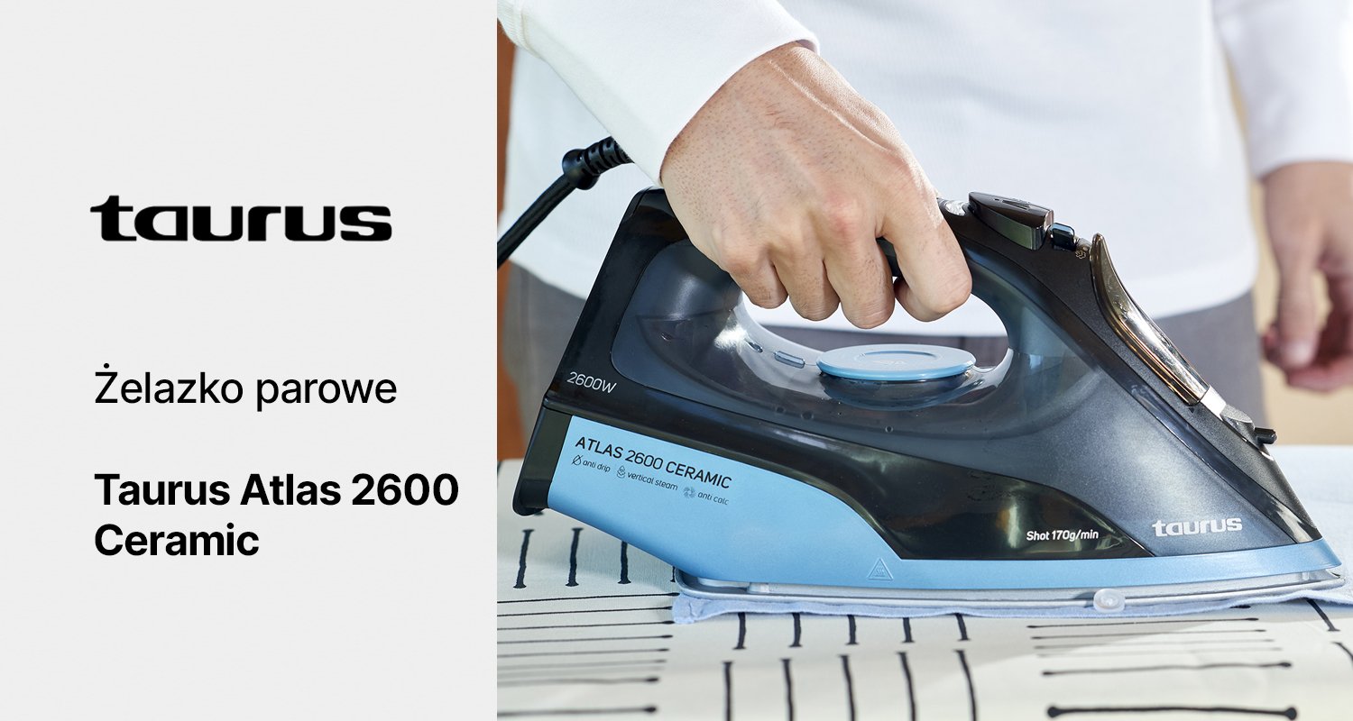 Taurus Atlas 2600 Ceramic - żelazko parowe