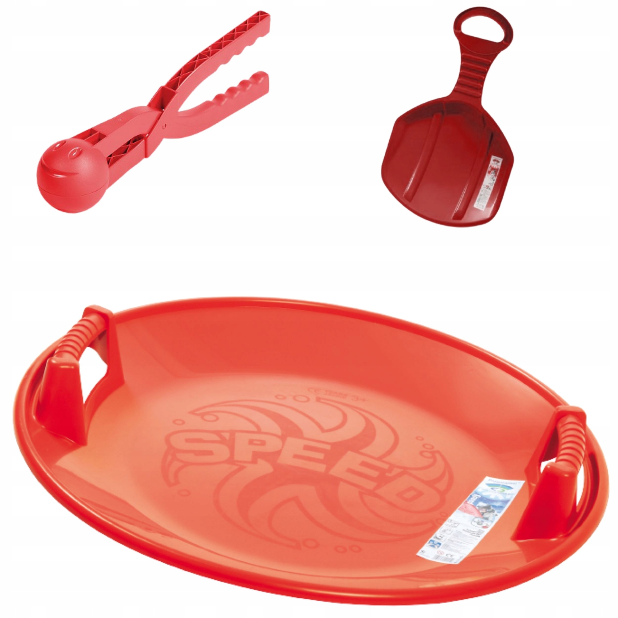 Sanki SPEED + Ślizg Jabłuszko KID + Kulkomat IKUL1 – Zimowa zabawa dla dzieci