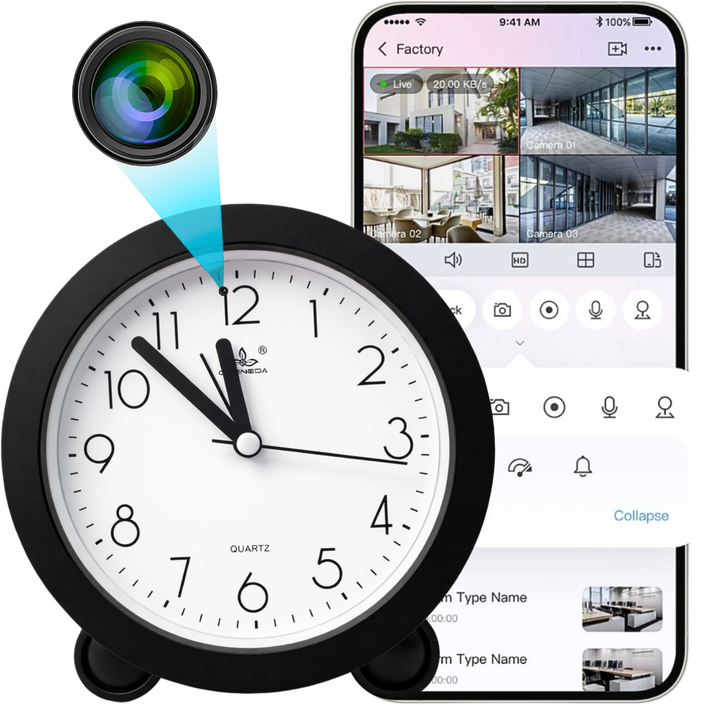 MINI KAMERA WIFI SZPIEGOWSKA W ZEGARKU – Dyskretny monitoring w zasięgu ręki