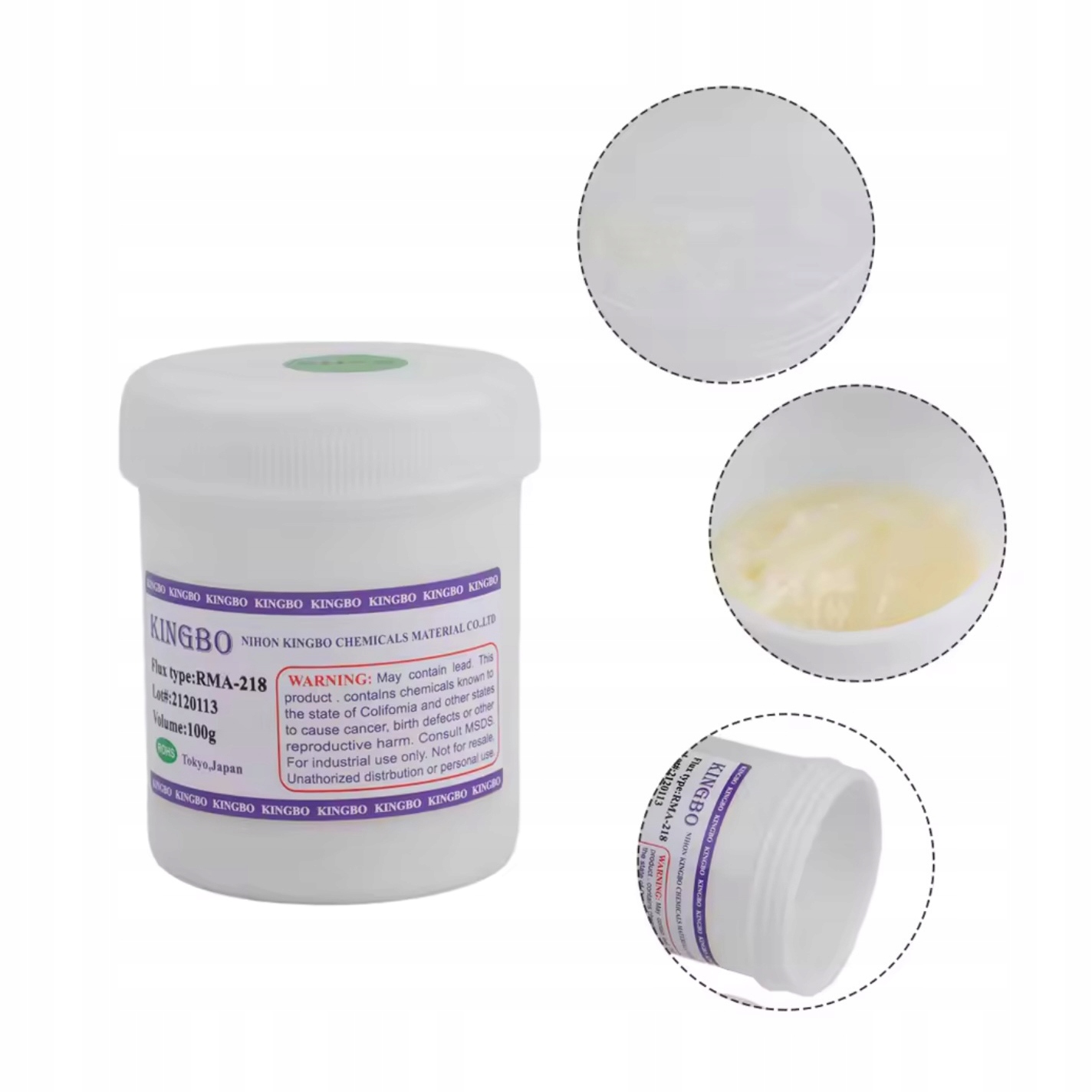 TOPNIK LUTOWNICZY PASTA LUTOWNICZA FLUX KINGBO RMA-218 100G – Profesjonalne rozwiązanie dla lutowania
