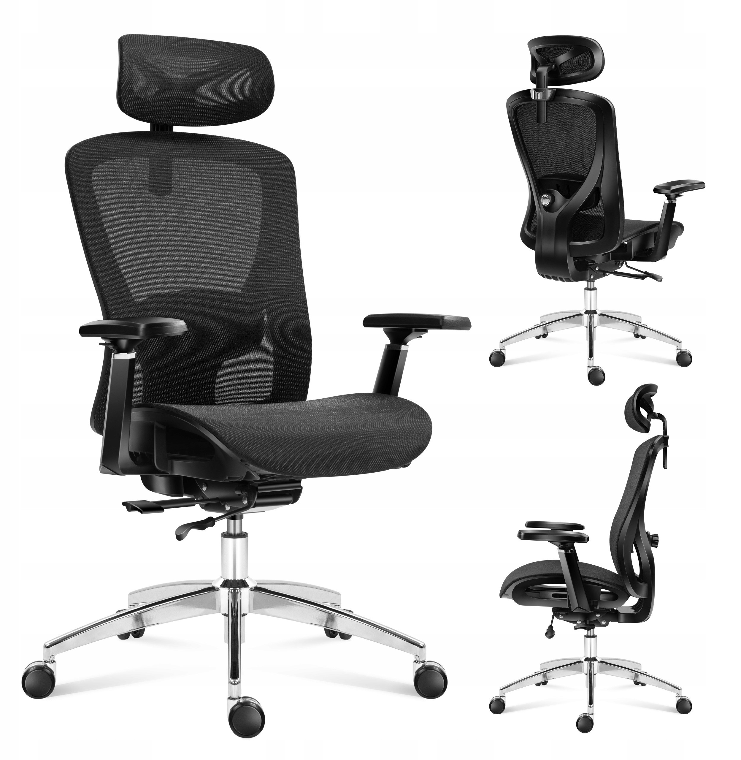 Fotel obrotowy Mark Adler Expert 5.3 Black – Komfort i ergonomia w biurze