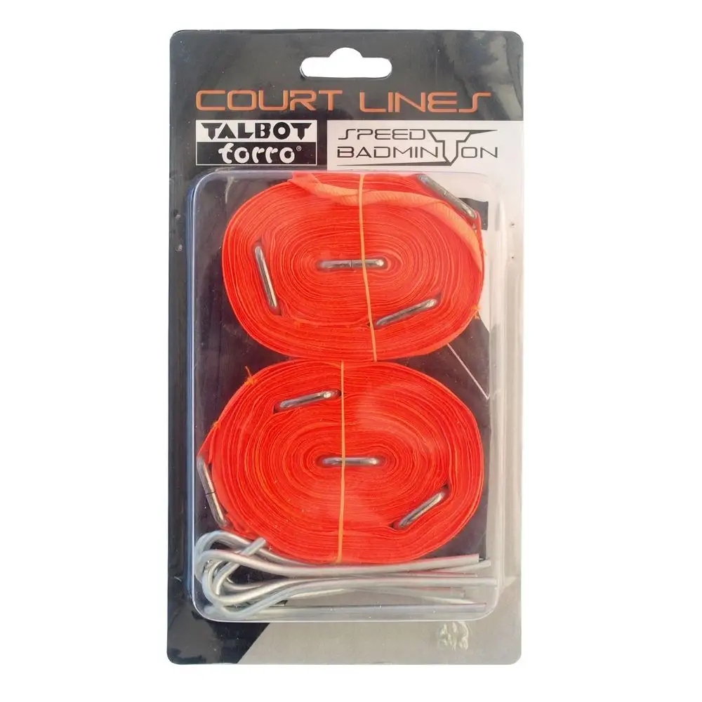 Linie do gry Speed badmintona Talbot Torro 490185 – Idealne do zabawy na świeżym powietrzu