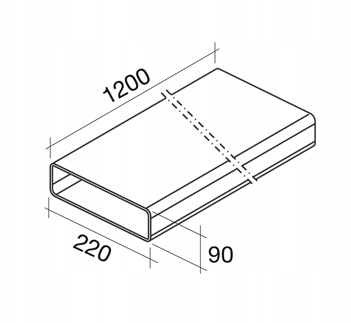 Cechy i zalety rury prostokątnej Falmec 220x90 mm