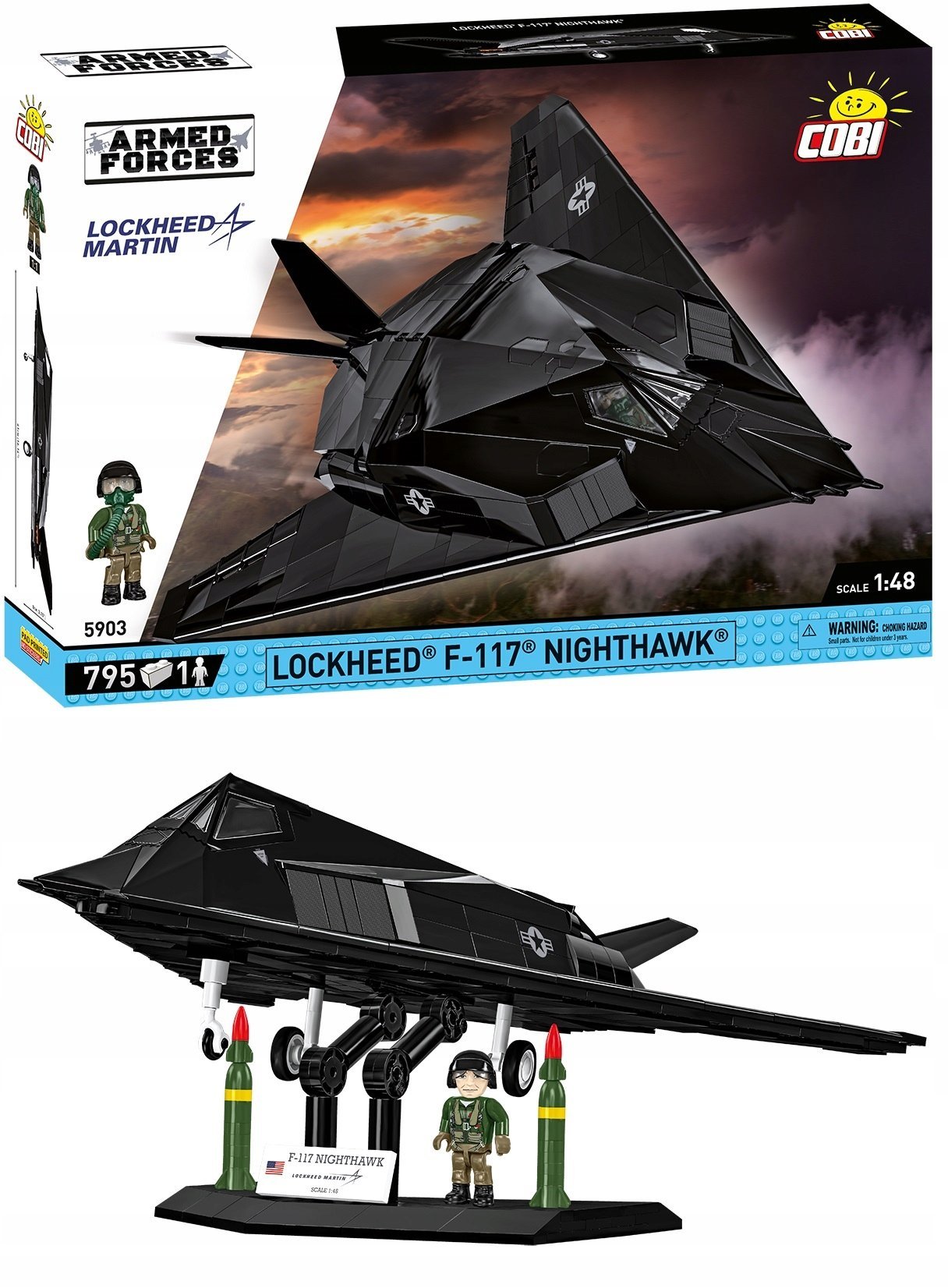 Zestaw konstrukcyjny F-117 Nighthawk – Wciągająca zabawa i nauka