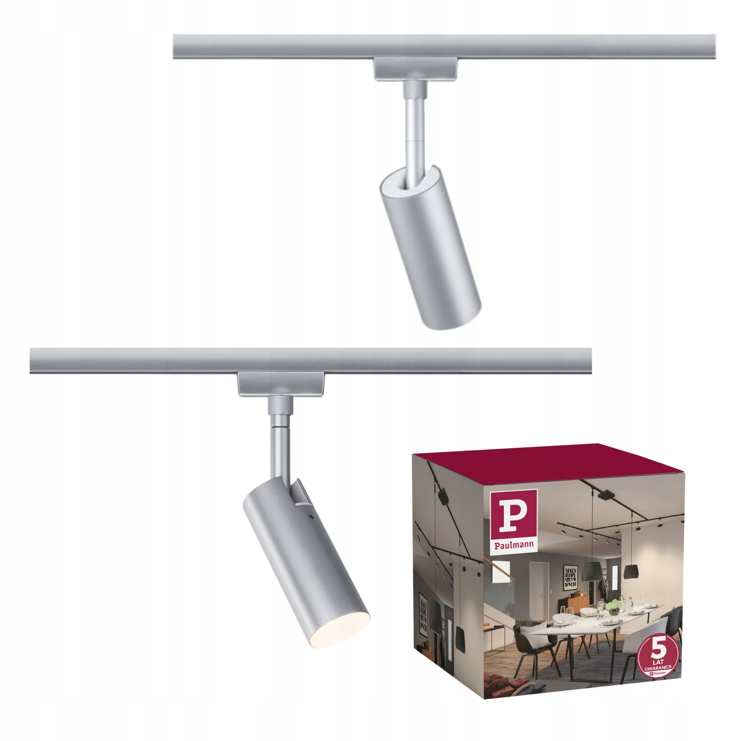 Reflektor na szynoprzewód URail TUBO LED 3-STEP DIM 4W 150lm 3000K 230V – Nowoczesne oświetlenie do Twojego wnętrza