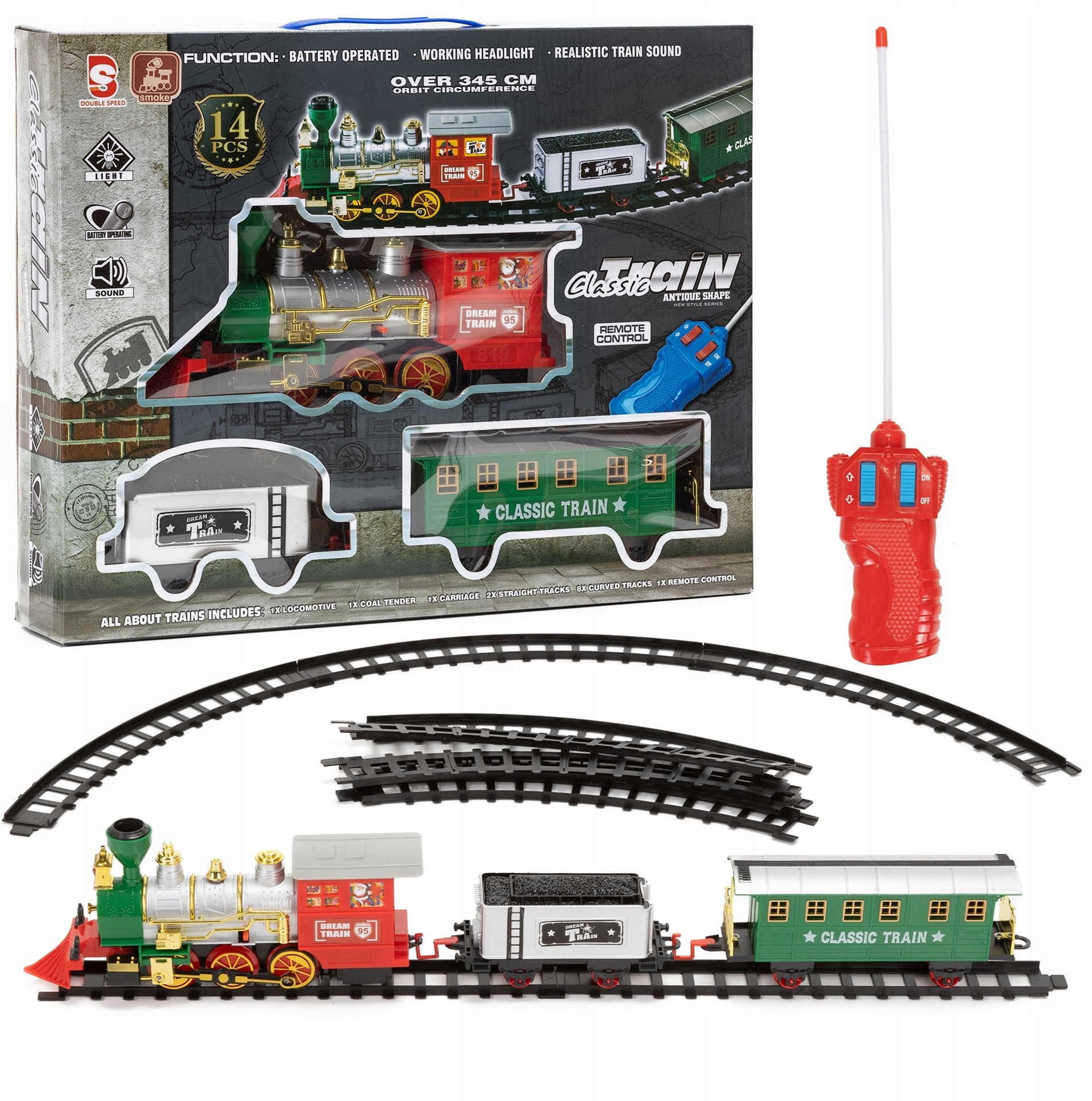 Interaktywna zabawa z lokomotywą na baterie