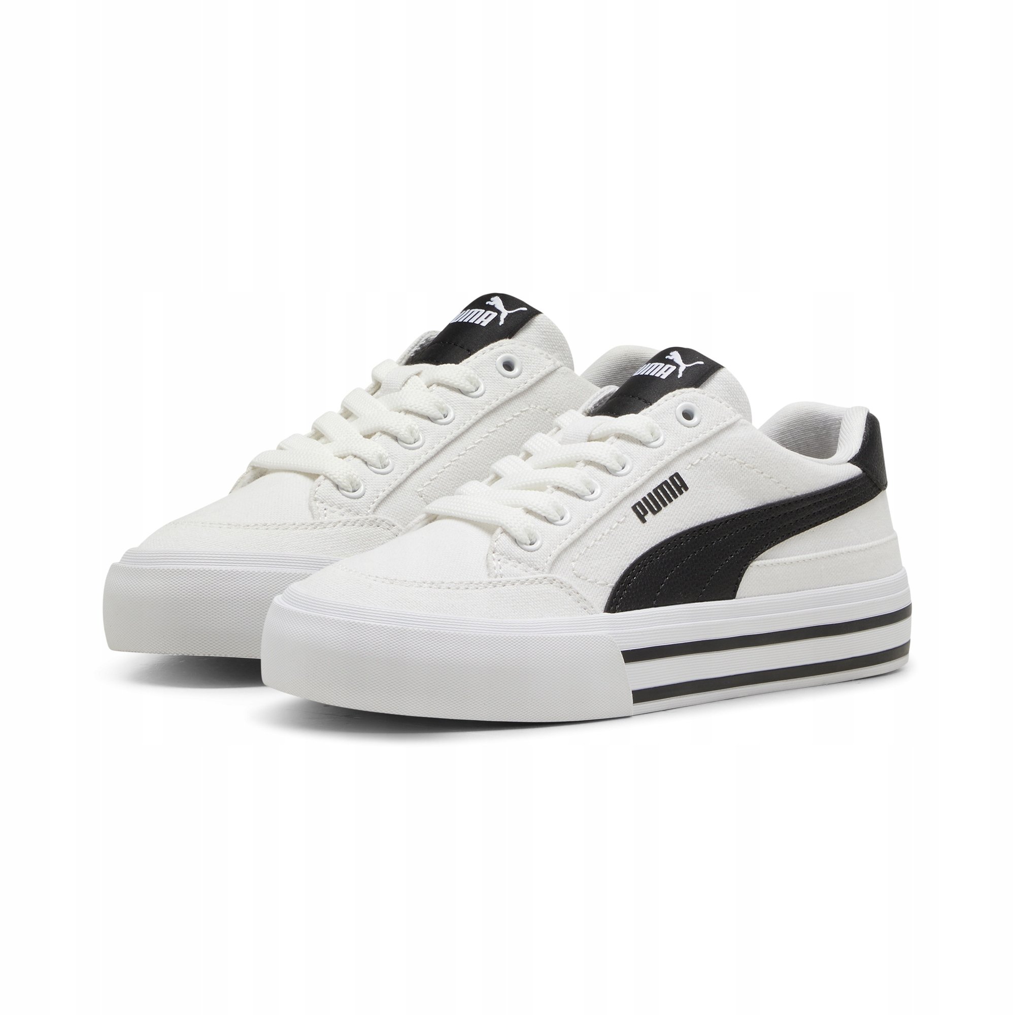 Buty dla dzieci Puma Court Classic Vulc FS białe 396558 02 – Styl i komfort na co dzień