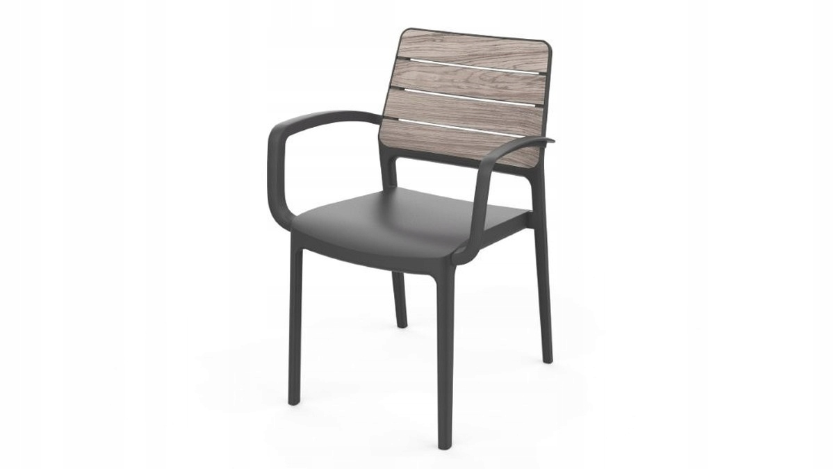 Fotel ogrodowy Deco Porto Armchair jasnoszary/szary – Komfort i styl w Twoim ogrodzie
