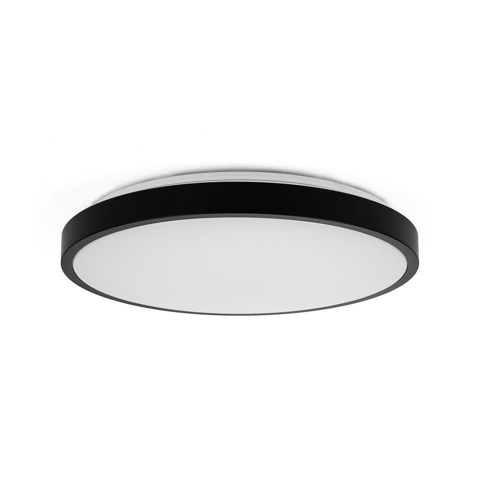 Plafon V-TAC 24W LED SAMSUNG CHIP Okrągły 30cm Natynkowy IP44 Czarny