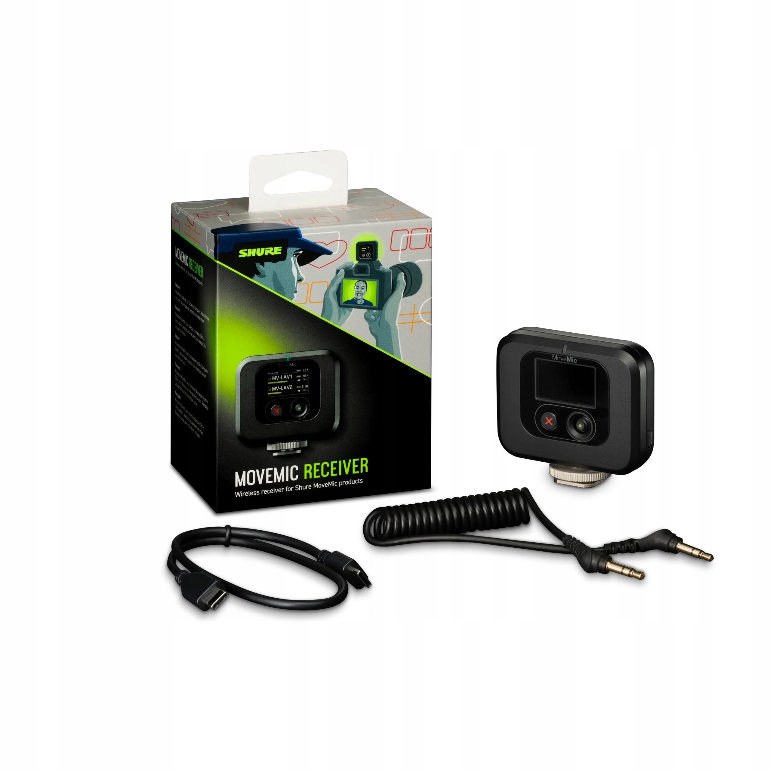 Shure MoveMic MV-R – Bezprzewodowy odbiornik audio dla profesjonalistów