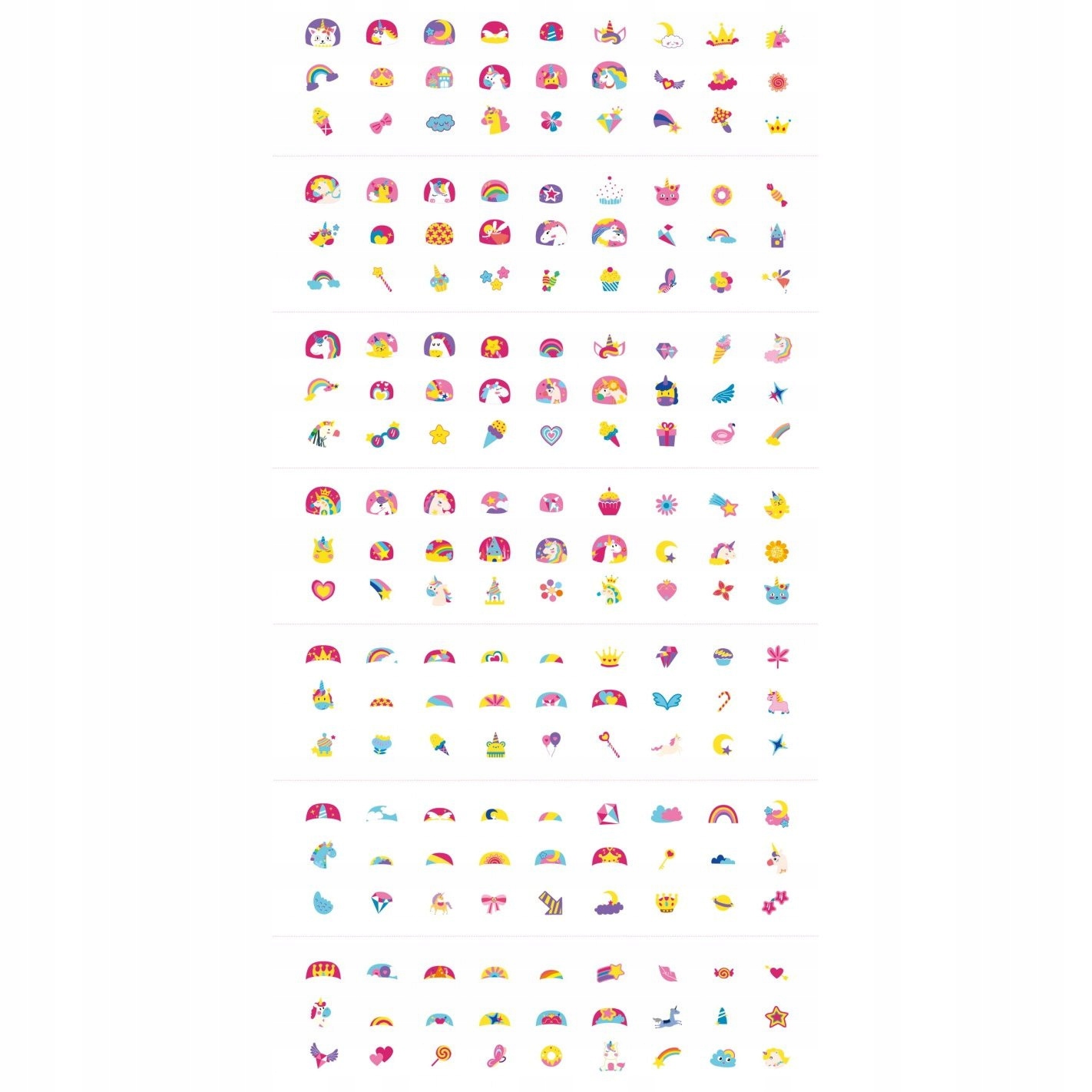 Kolorowe wzory jednorożców – Idealne dla małych artystek