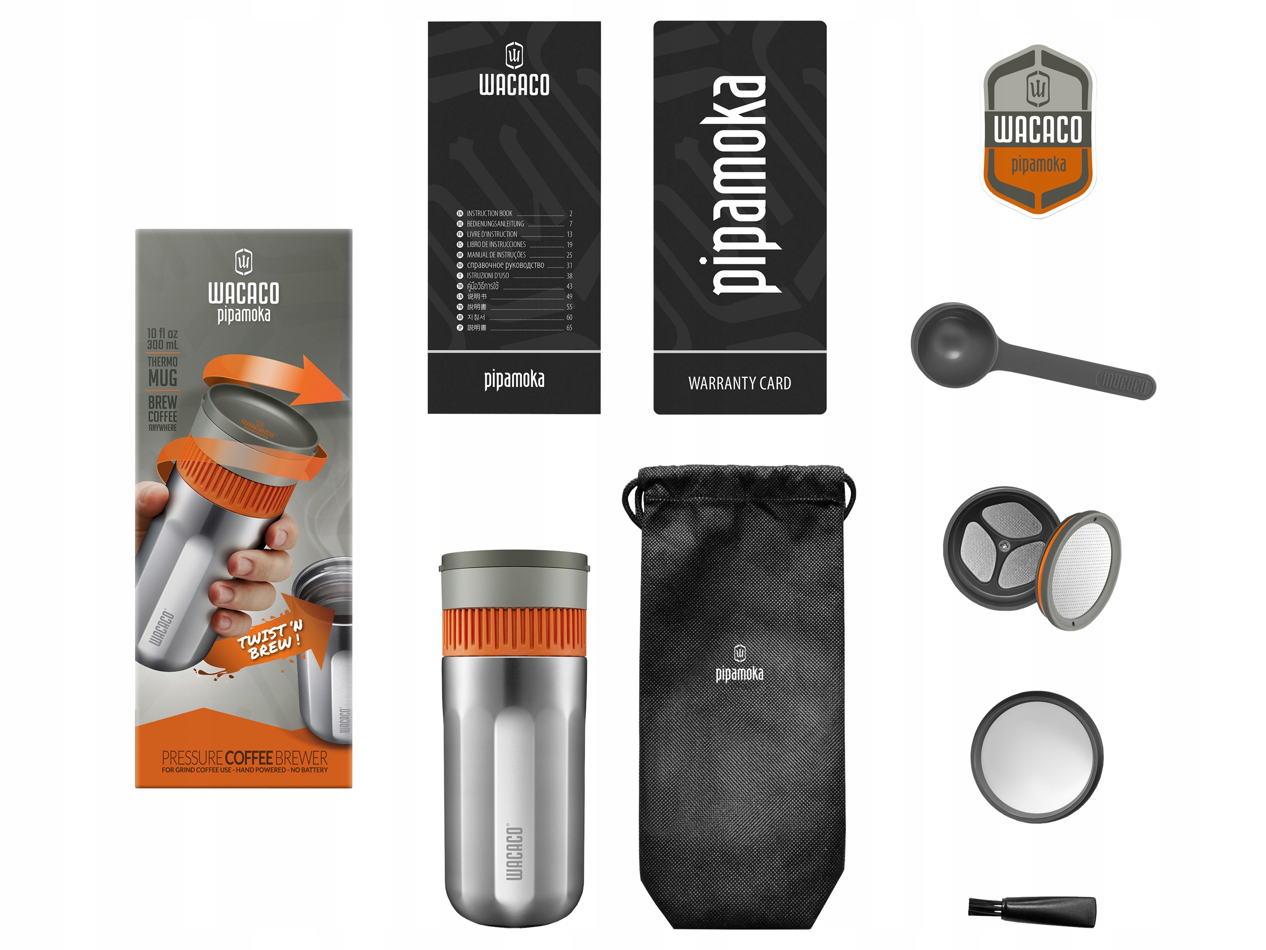 Ekspres do kawy bez potrzeby zasilania elektrycznego