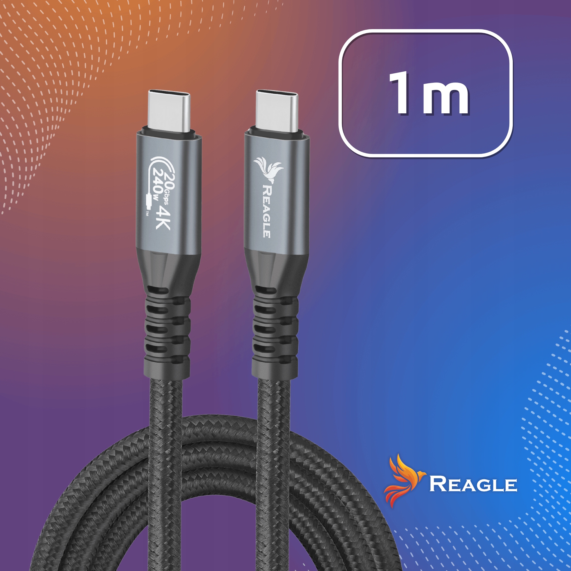 Kabel Thunderbolt 3 USB-C - USB-C 1 m Czarny – Nowoczesne rozwiązanie dla Twojego sprzętu