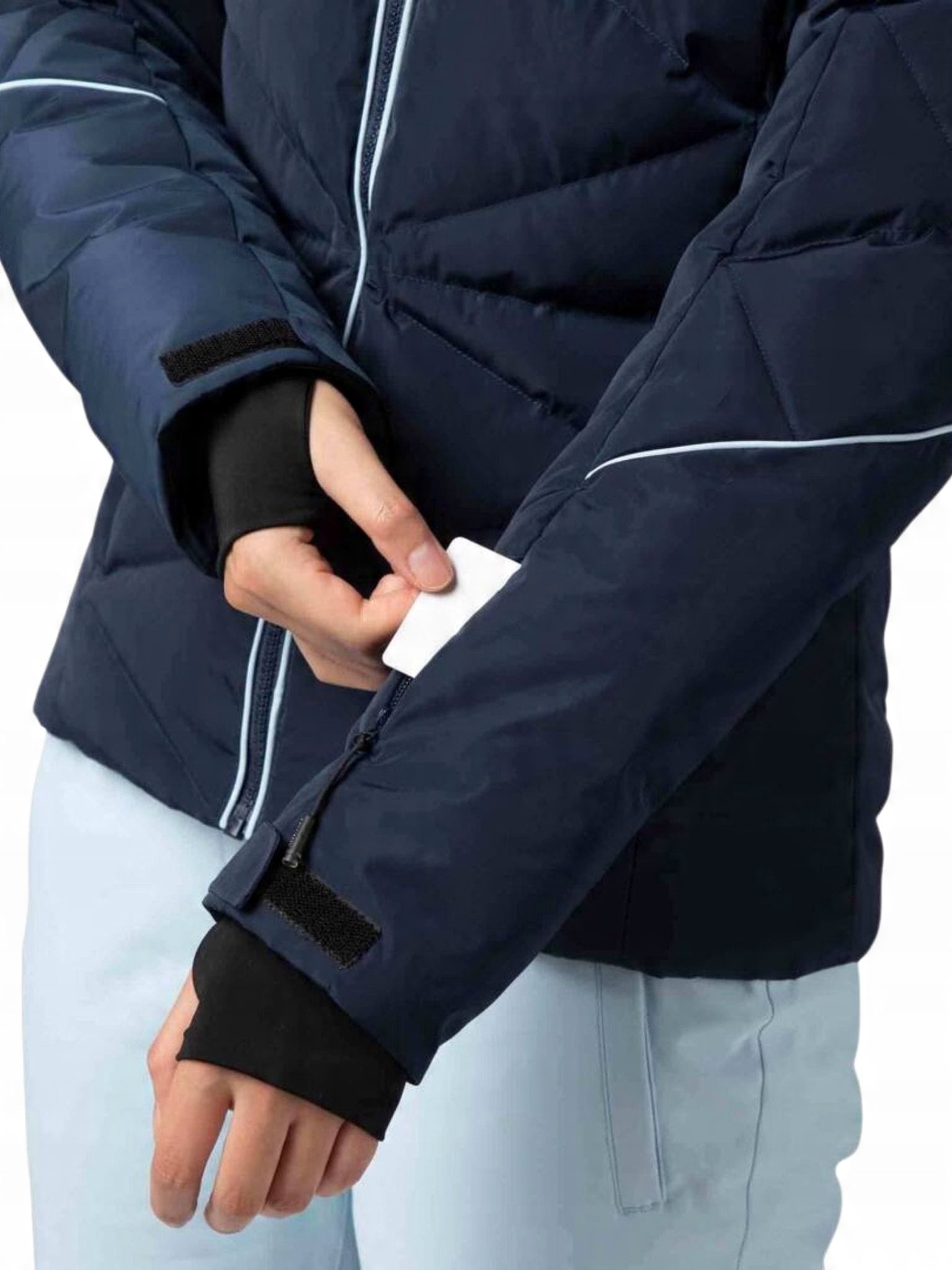 Kurtka Rossignol W Staci Pearly Jkt granatowy – Idealna na stoki