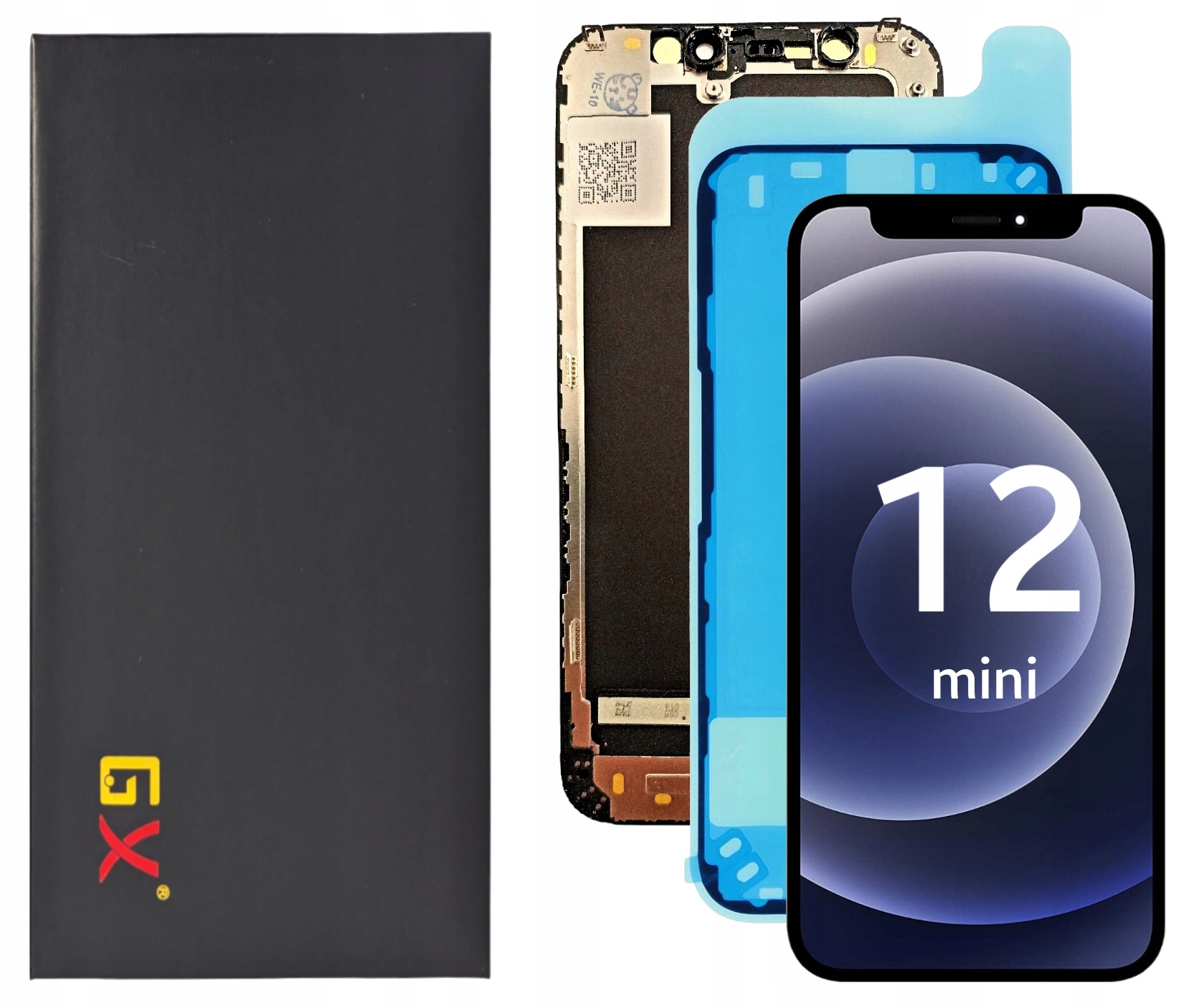 Wyświetlacz Ekran LCD do iPhone 12 Mini GX OLED z Uszczelką – Idealne rozwiązanie dla Twojego telefonu