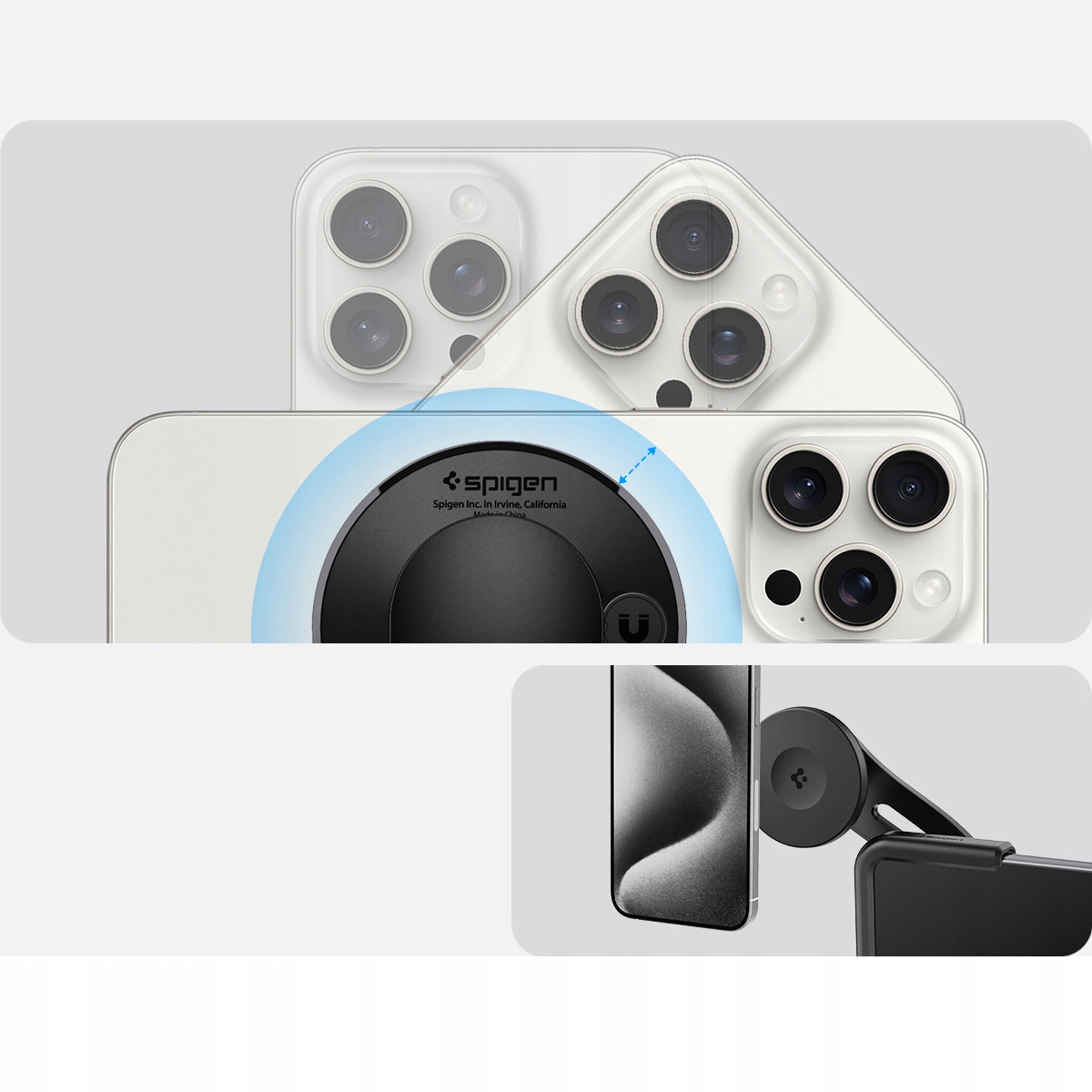 Spigen Tesla TapLock MagSafe Car Mount Holder – Idealny uchwyt do Twojej Tesli